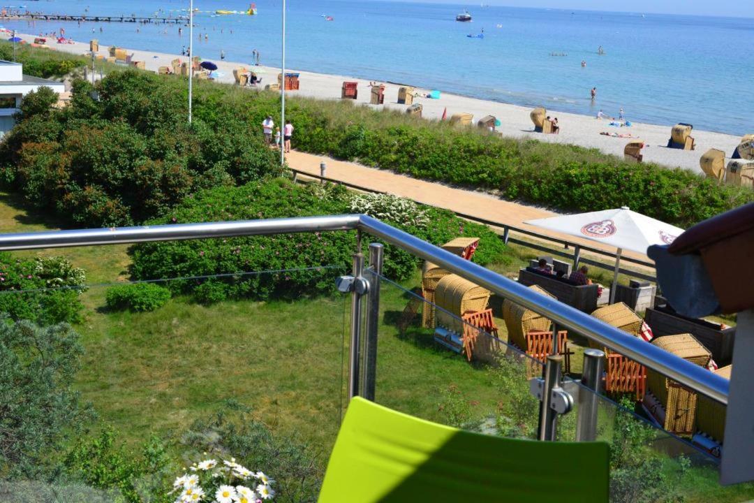 Traumhafter Ostsee-Ausblick, Fewo Direkt Am Strand Fehmarn Exterior photo